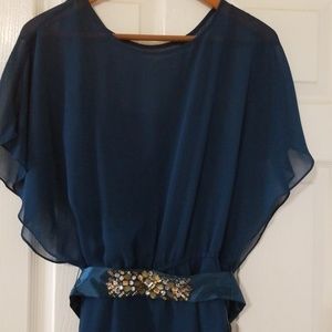 NWT Teal Blouse